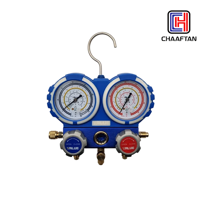 گیج دوقلو شارژ گاز مدل VMG-2-R22-B برند Value