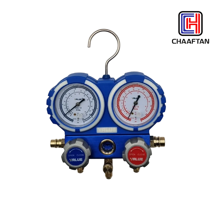 گیج دوقلو شارژ گاز مدل VMG-2-R134a-b برند Value