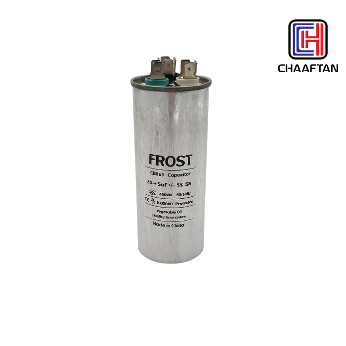 خازن 5+35 میکروفاراد 3 پایه فراست (FROST)