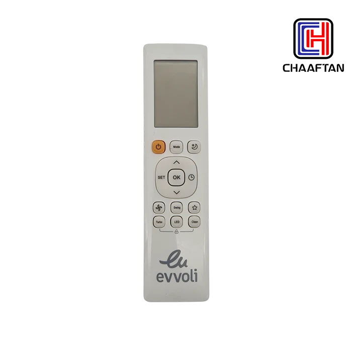 ریموت کنترل کولر ایوولی (Evvoli) مدل 29111 (دکمه نارنجی )