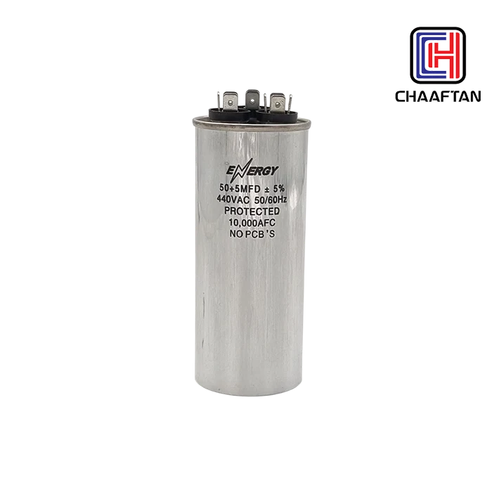 خازن 5+50 میکروفاراد 3 پایه انرژی (Energy)